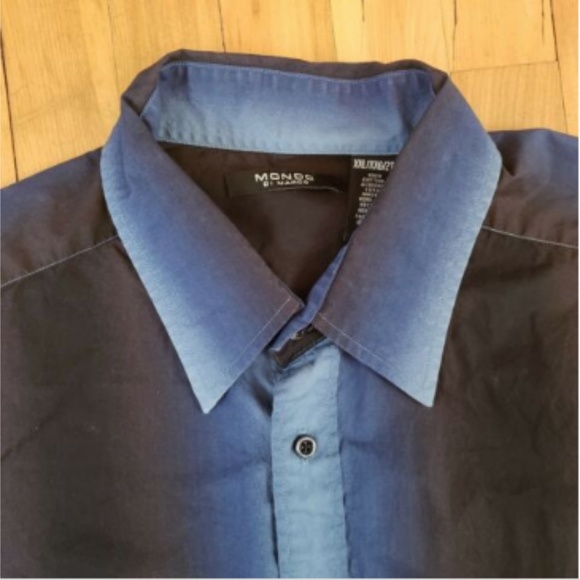 Vintage Mondo Di Marco Shirt Mens Casual Luxury - Picture 2 of 4